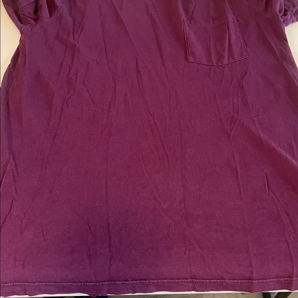 Everlane 100% Cotton Short Sleeve TShirt Purple Size Medium - Picture 7 of 7